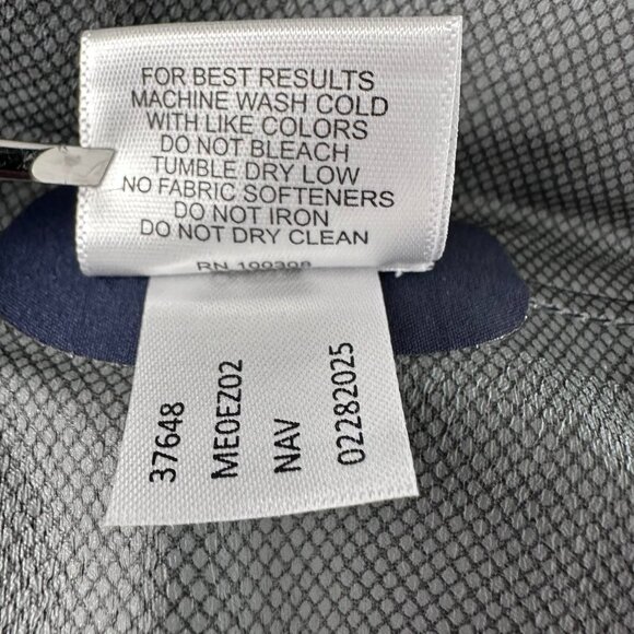 Peter Millar Men's Sport Shield Short Sleeve Golf Waterproof Rain Shell, XL Navy - Picture 13 of 16